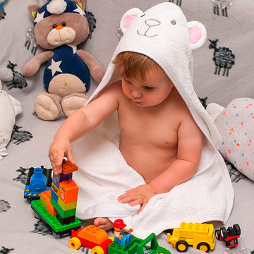 Hooded Towels - Jumpy Moo's - Baby Essentials